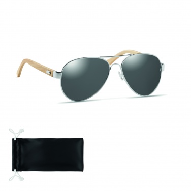 Logotrade corporate gift picture of: Bamboo sunglasses in pouch TARTU