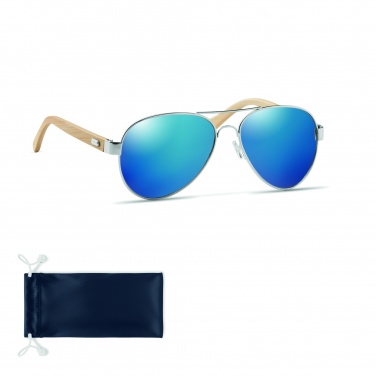 Logotrade promotional item picture of: Bamboo sunglasses in pouch TARTU