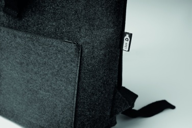 Logo trade promotional giveaway photo of: RPET felt backpack