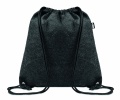 RPET felt drawstring bag, Stone Grey