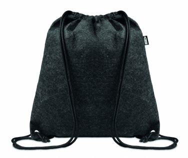 Logotrade promotional gift image of: RPET felt drawstring bag