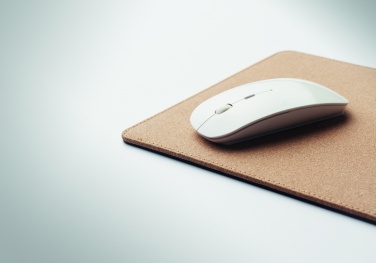 Logo trade corporate gift photo of: Cork mouse mat charger 15W