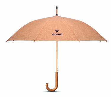 Logo trade promotional merchandise photo of: 25 inch cork umbrella