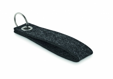 Logotrade promotional gift picture of: RPET felt key ring Hämeenlinna