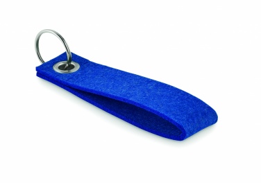 Logo trade promotional product photo of: RPET felt key ring Hämeenlinna