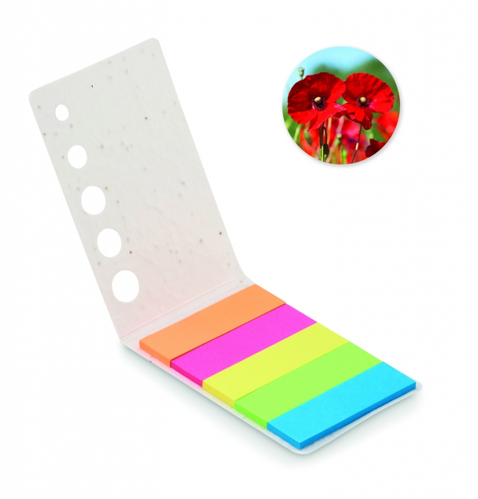 Logotrade promotional merchandise image of: Seed paper page markers pad