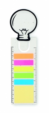 Logo trade promotional items image of: Seed paper bookmark w/memo pad