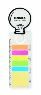 Logo trade promotional gift photo of: Seed paper bookmark w/memo pad