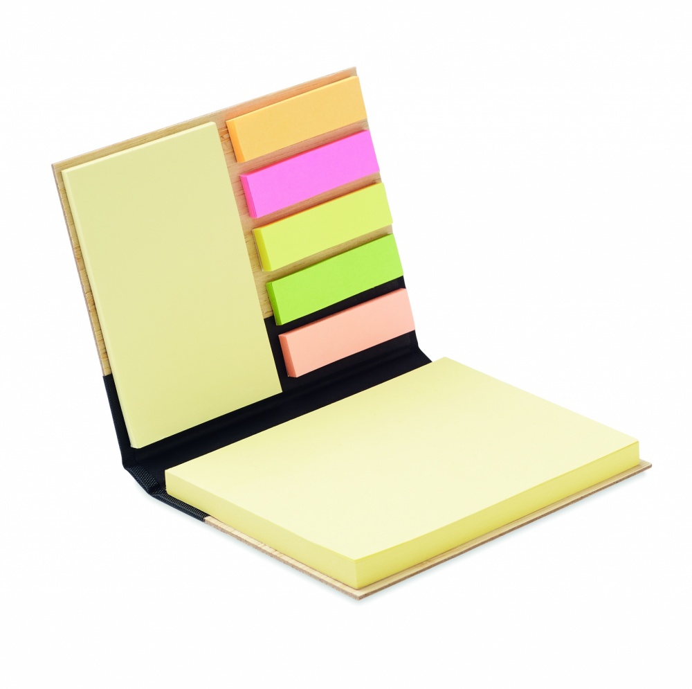 Logotrade corporate gifts photo of: Bamboo sticky note memo pad