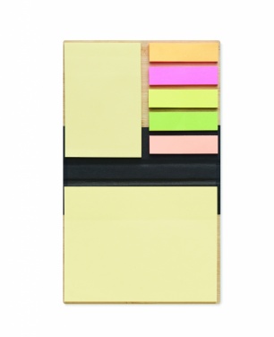 Logotrade promotional merchandise photo of: Bamboo sticky note memo pad