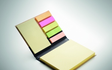 Logo trade promotional products image of: Bamboo sticky note memo pad