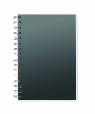 Logotrade promotional merchandise picture of: A5 RPET notebook recycled lined