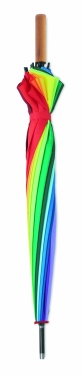 Logo trade promotional items picture of: 27 inch rainbow umbrella