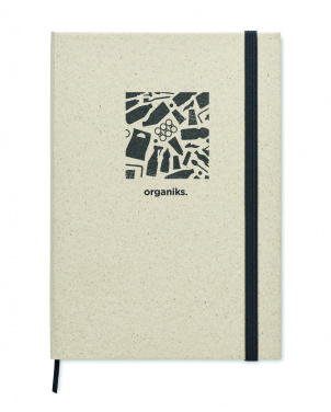 Logotrade advertising product image of: A5 grass notebook 80 lined