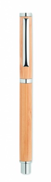 Logo trade promotional products picture of: Bamboo gel pen