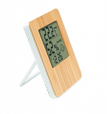 Logotrade promotional giveaways photo of: Bamboo weather station