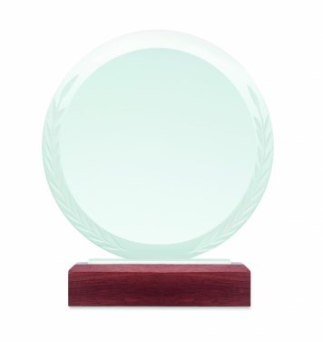 Logo trade corporate gift photo of: Round award plaque