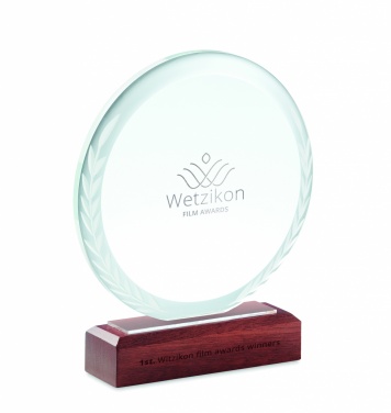 Logotrade advertising products photo of: Round award plaque