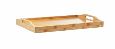 Logo trade promotional giveaways picture of: Foldable bamboo tray