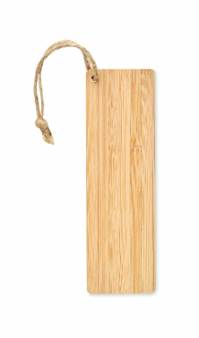 Logo trade promotional product photo of: Bamboo bookmark