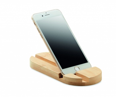 Logotrade promotional item image of: Bamboo tablet/smartphone stand