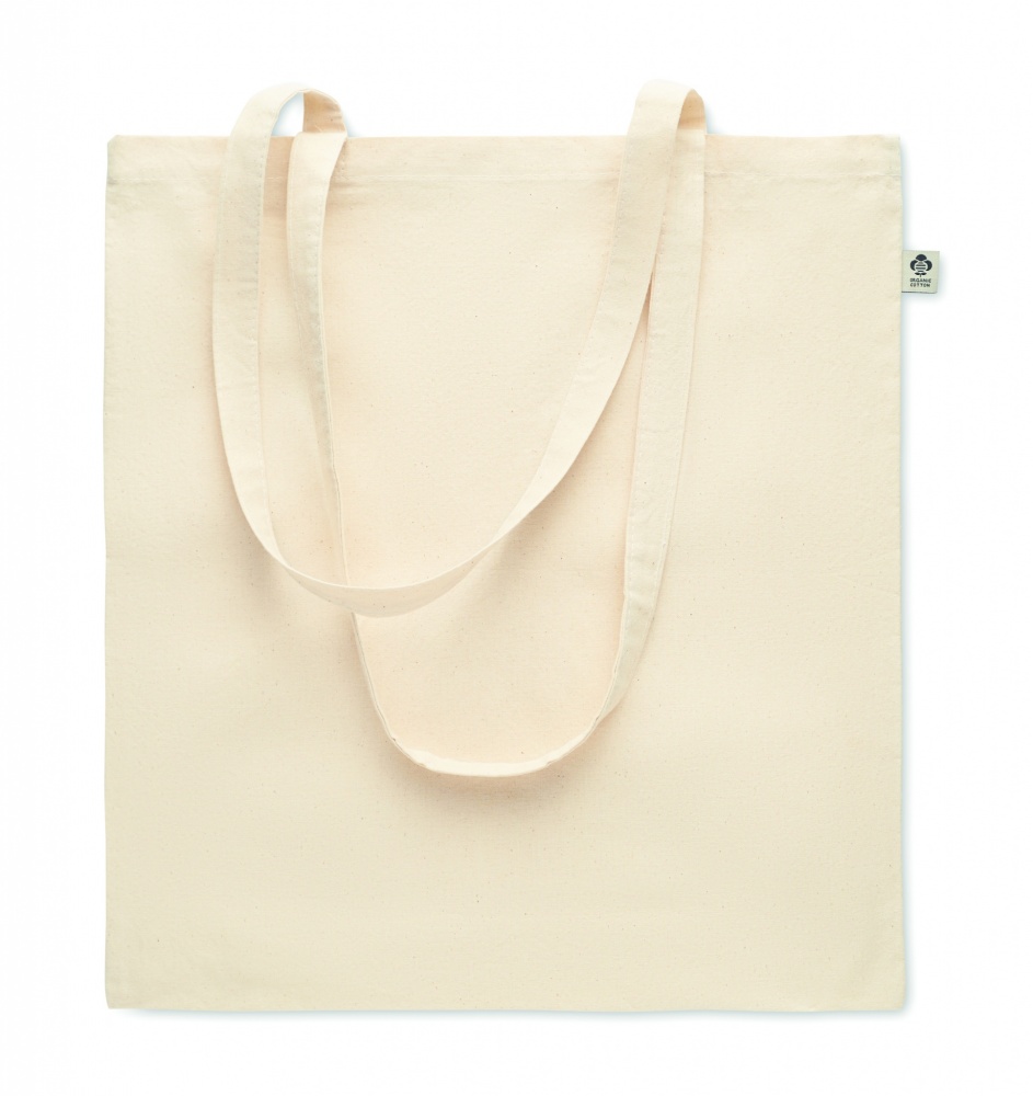 Logo trade promotional gifts image of: Organic cotton shopping bag