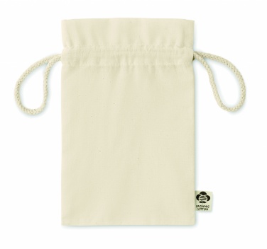 Logotrade business gift image of: Small organic cotton gift bag