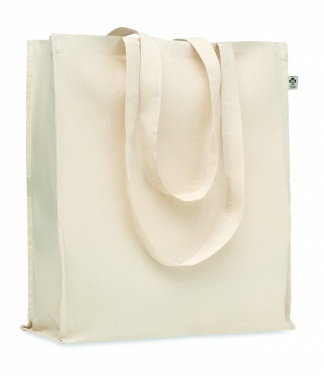 Logo trade promotional merchandise picture of: Organic cotton shopping bag