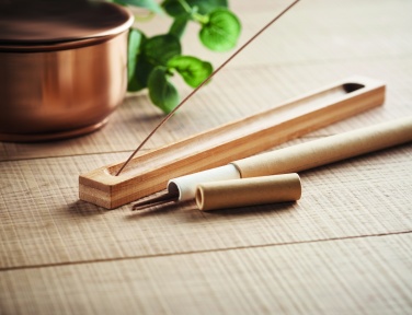 Logo trade promotional item photo of: Incense set in bamboo