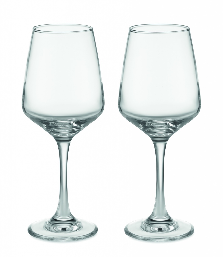 Logotrade promotional gift image of: Set of 2 wine glasses