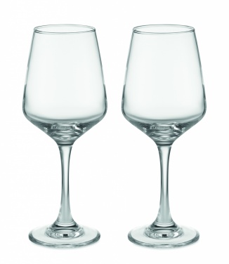 Logo trade advertising product photo of: Set of 2 wine glasses