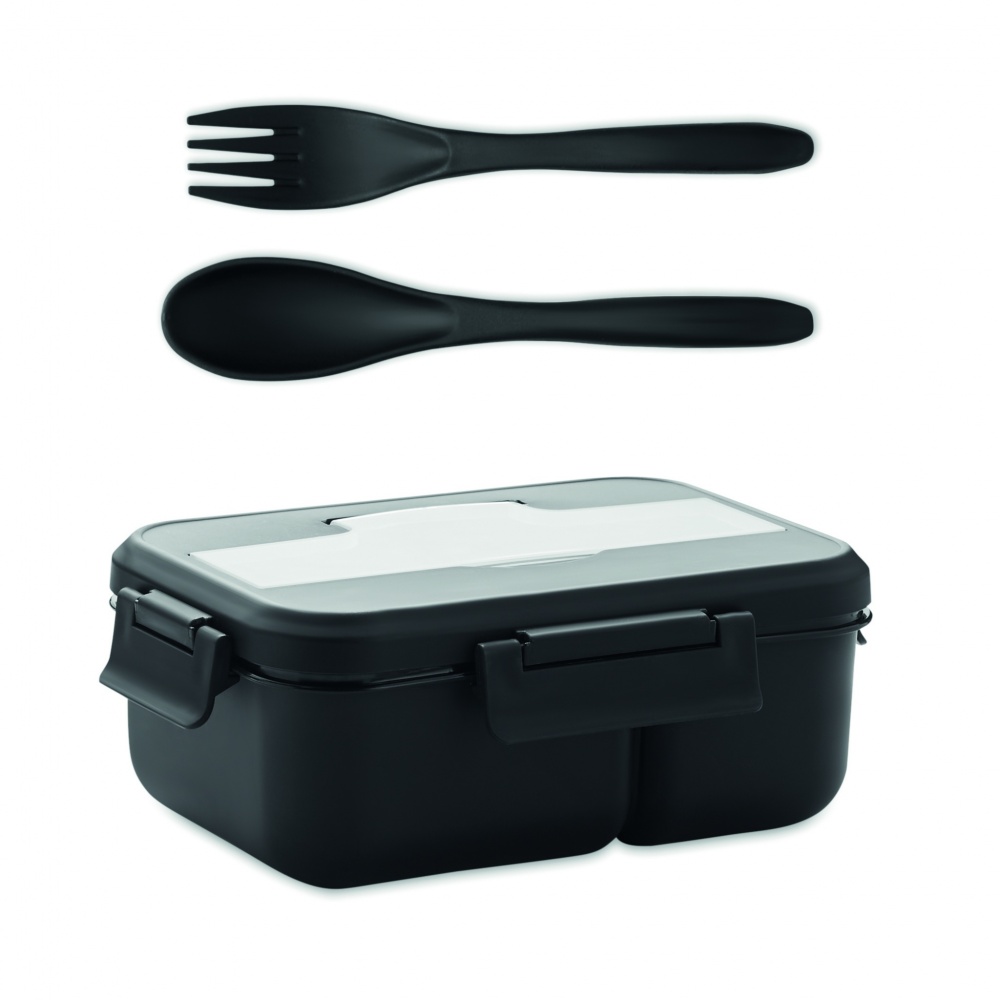 Logotrade corporate gift picture of: Lunch box with cutlery in PP