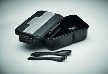 Logo trade advertising products image of: Lunch box with cutlery in PP