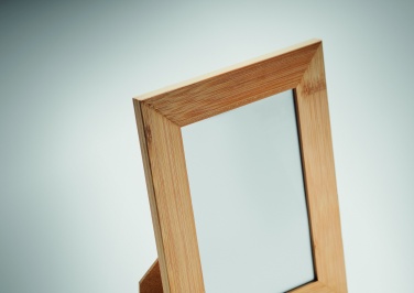 Logo trade advertising products image of: Bamboo photo frame