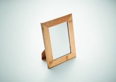 Logo trade promotional merchandise image of: Bamboo photo frame