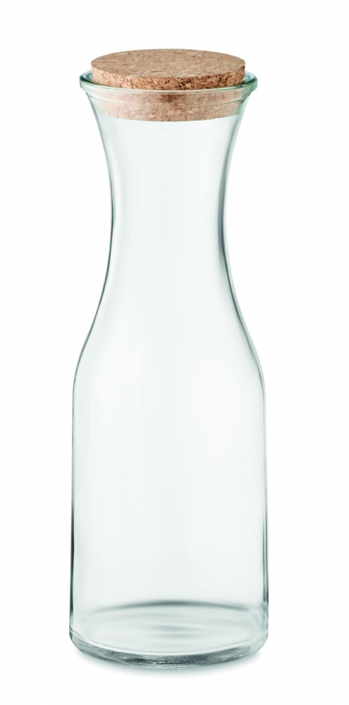 Logo trade promotional merchandise picture of: Recycled glass carafe 1L