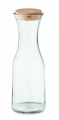 Recycled glass carafe 1L, Transparent