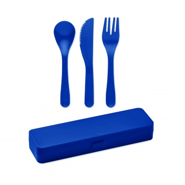 Logotrade promotional item picture of: Cutlery set recycled PP