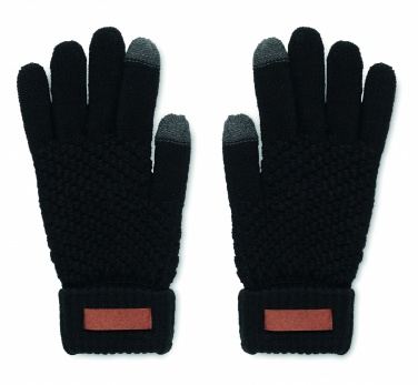 Logotrade promotional gift image of: Rpet tactile gloves