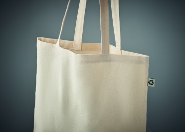 Logo trade advertising product photo of: Recycled cotton shopping bag