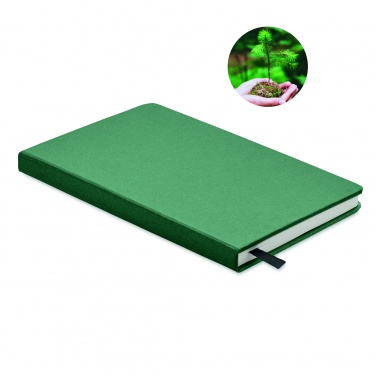 Logotrade promotional giveaway image of: A5 recycled page notebook