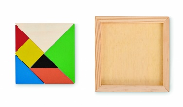 Logotrade advertising products photo of: Tangram puzzle in wood