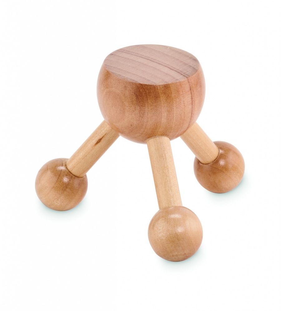 Logotrade promotional merchandise photo of: Hand held massager in wood