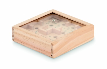 Logo trade corporate gifts picture of: Pine wooden labyrinth game