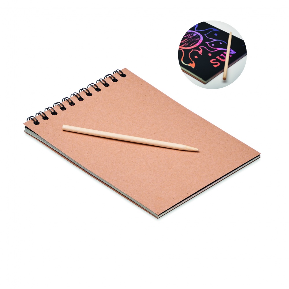 Logotrade promotional merchandise photo of: Scratching paper notebook