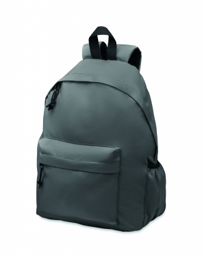 Logo trade business gifts image of: 600D RPET polyester backpack