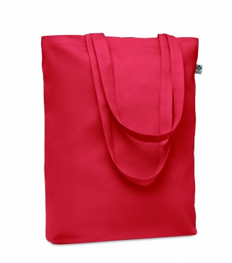 Logo trade promotional gifts image of: Canvas shopping bag 270 gr/m²