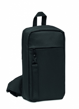 Logo trade promotional merchandise image of: Cross chest bag in 600D Rpet