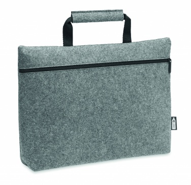 Logotrade promotional product picture of: RPET felt zippered laptop bag