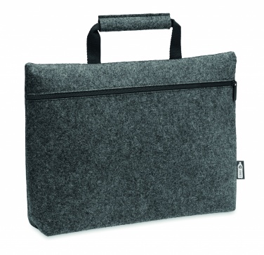 Logotrade promotional products photo of: RPET felt zippered laptop bag